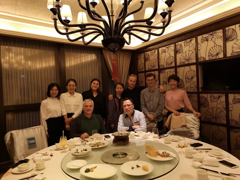 Ecoway hosting international clients dinner