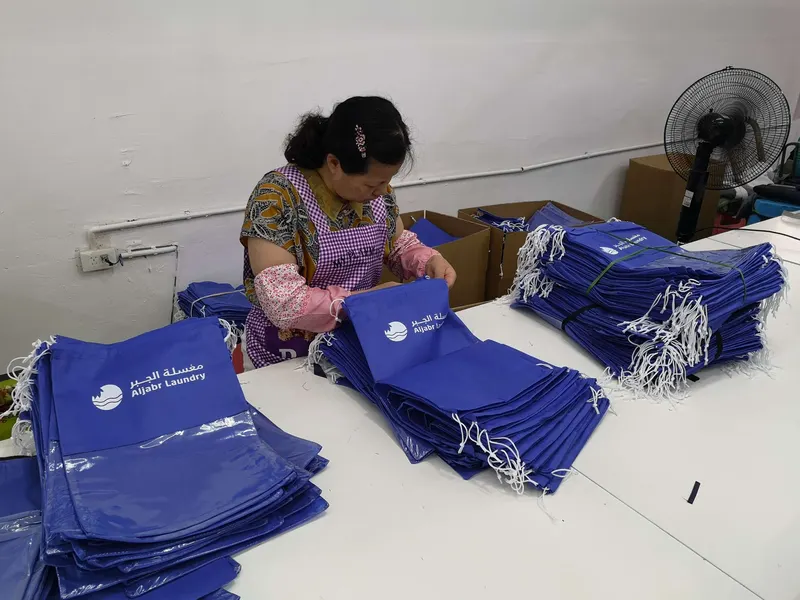 Quality control inspection for wholesale eco friendly shopping bags
