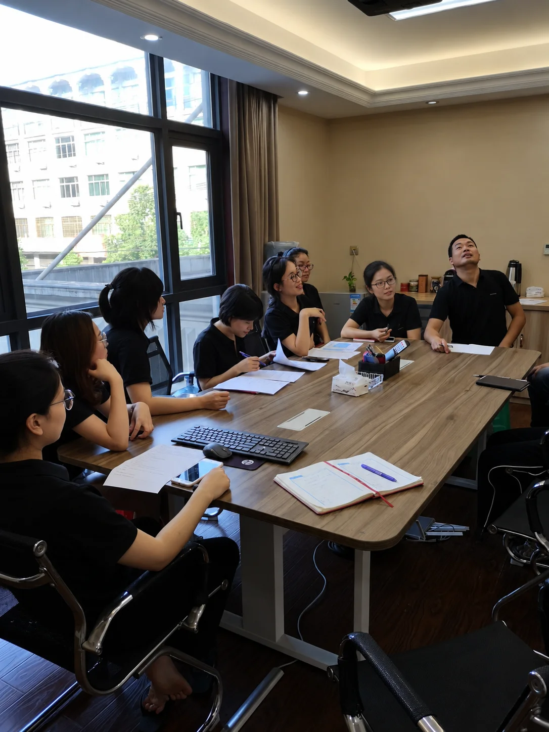 Ecoway team meeting and discussion